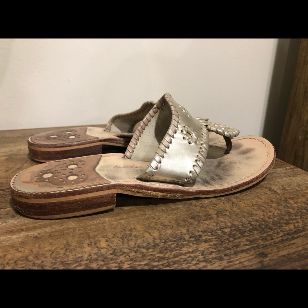 Jack Rogers Platinum Sandals - Picture 5 of 5